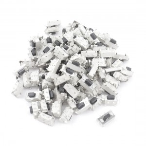 100 Pcs 4 Pin Momentary Side Pushbutton Tactile Tact Switches 3x6x5mm