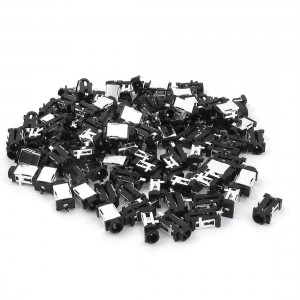 100 Pcs PCB Mount 2.5mm Female 3 Pin DC Power Jack Socket Connector DC012