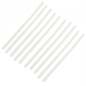 10 Pcs Clear White Hot Melt Eva Glue Gun Adhesive Stick 200mm x 7mm