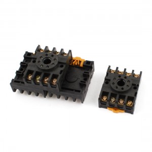 4pcs PF083A 8 Pins 35mm DIN Rail Power Relay Base Socket for MK2P I JTX 2c DH48S