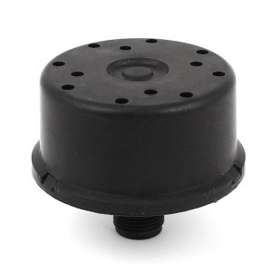 Plastic 16mm 3/8BSP Male Thread Air Compressor Intake Filter Silencer Muffler