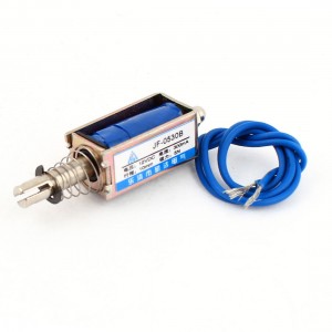 DC12V 10mm 5N Push Type Open Frame Actuator Solenoid Electromagnet