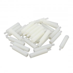 30 Pcs M3 25mm 6mm Female Male White Nylon Hex PCB Stand Off Screw Spacer
