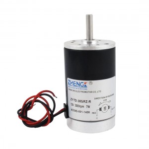 ZYTD-38SRZ-R Permanent Magnet Micro DC Motor 3000RPM 7W 12V