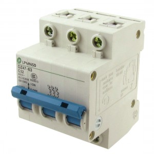 AC 400V 32A 3 Pole 3P Overload Protection Miniature Circuit Breaker