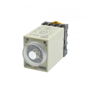 DC 12V 0-30 Seconds Power On Delay Timer Timing Relay AH3-3 w Base Socket