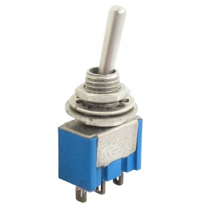 SPDT On/Center Off/On Miniature Toggle Switch AC 250V/3A 125V/6A