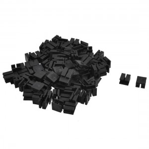 100 x PCB Mount Plastic 3 Position Transistor Housing Washer Cover