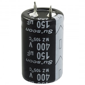 400V 150uF 36mm x 22mm Cylindrical Aluminum Electrolytic Capacitor