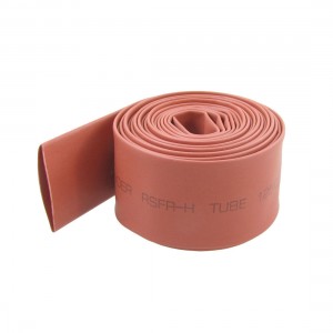 17mm Dia. Heat Shrinkable Tube Shrink Tubing 2M 6.6ft Red