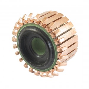 5mm x 18.9mm x 12.5mm 24P Copper Bars Motor Commutator Power Tool Part