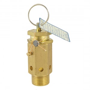 4/5" Dia Thread -5-120C 15MPa Metal Pressure Relief Valve for Air Compressor