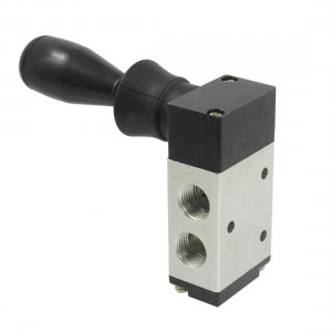 3H210 08 2 Position 3 Way PT1 4" Port Hand Pull Mechanical Valve
