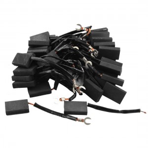 80 Pcs 1 9/16" x 31/32" x 3/8" Electric Motor Carbon Brush Replacement