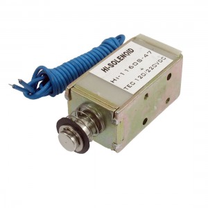 DC 220V 4.68A 16000GF 10mm Push Type Solenoid Electromagnet Yqfhp