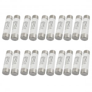 20 Pcs RO16 Series 500V 16A Cylinder Cap Ceramic Fast Blow Fuse Links 14x51mm
