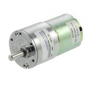 Electric 37mm Gearbox Dia DC Geared Motor 0.33A 20RPM 24V