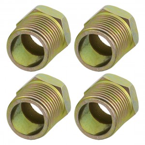 4 Pcs Air Pneumatic 1 2" x 3 8" PT M F Thread Pipe Connectors Couplers