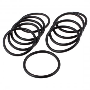 34mm x 2.5mm Black Rubber Oil Seal O Shaped Rings Sealing Gasket Washers 10 Pcs