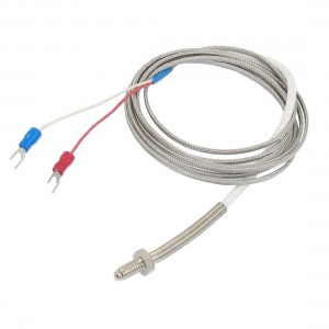 6mm Thread Dia K Type 2M Temperature Controller Thermocouple 0-500C