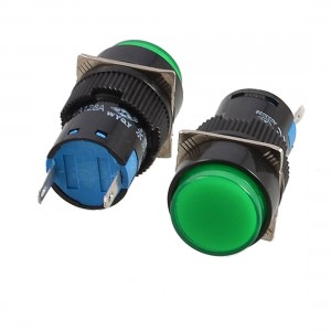 2 Pcs Green Round Cap 2 Pins Fault Signal Lamp Indicator Light DC 12V Ogwrs