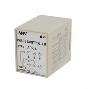 AC 380V Reverse Phase Controller Protection Relay Gray