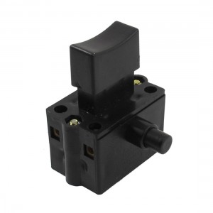 AC 250V 15A AC 125V 20A Lock On DPST NO Black Case Electric Tool Trigger Switch