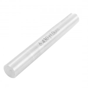 Hole Measuring 6.43mmx50mm Pin Gauge w Clear Storage Cylinder Box