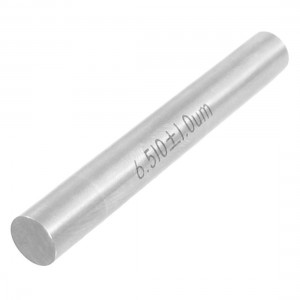 Hole Measuring 6.51mm x 50mm Pin Gage Gauge w Plastic Cylindrical Box