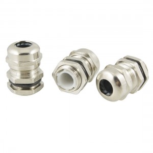 3 Pcs Silver Tone Stainless Steel PG9 4-8mm Waterproof Cable Gland