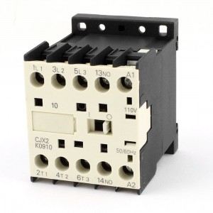CJX2-K0910 AC Contactor 110V Coil 3 Pole Phase 3P + 1NO Switch Ith 20A Ui 690V