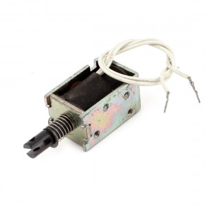 DC 24V 0 48A 5mm 450G Open Coil Form Pull Type Solenoid Electromagnet