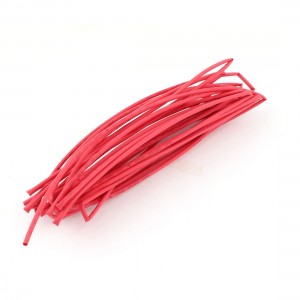 600V 125C 2mm Insulated 2 1 Heat Shrink Tube Shrinkable Hose Red 8M Long