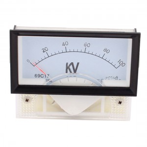 Class 2.5 DC 0-100KV Range Analog Voltage Voltmeter Panel Meter 69C17