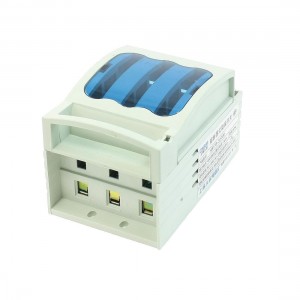 Electronic Disconnect Isolator Switch 3 Pole w AC 500V 32A 14x51mm Fuse