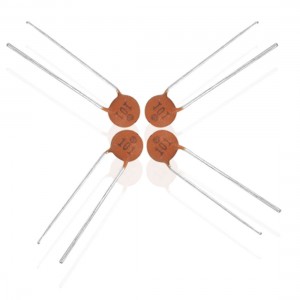 50 x 100pF 2 Pin Terminals DIP Ceramic Disc Capacitors