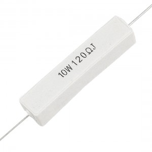 5 Pcs 10W 120 Ohm 5% Wirewound Ceramic Cement Resistor