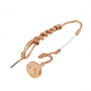 52.5cm x 0.3cm 3mm Dia K Type Button Head Copper Fuse Link 75A