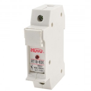 RT18-63X 14x51mm Cylindrical Single Pole Fuse Holder