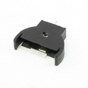 Vertical CR2032 CR2025 Coin Button Cell Battery Holder Container Socket Black