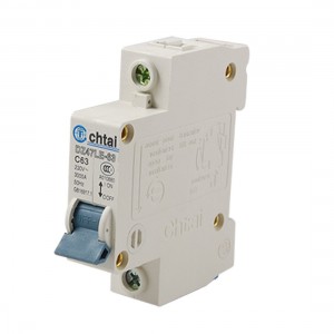 Overload Protection AC 230V 63A 1 Pole MCB Miniature Circuit Breaker