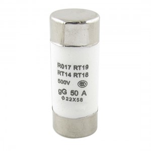 RO17 22mm x 58mm 500V 50A Cylindrical Caps Fuse Link