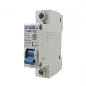 230-400V 10A Miniature Overloaded Circuit Breaker 1P