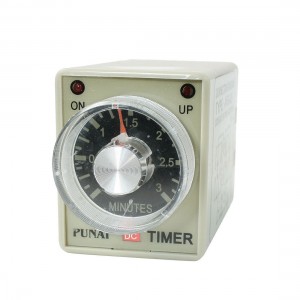AH3-2 DC 24V 8 Pins DPDT 0-3 Minutes 3Min Power on Delay Timer Time Relay