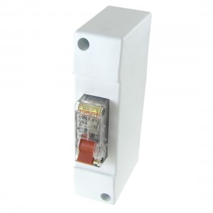 AC 230V 400V 63A 1P Transparent Mini Circuit Breaker MCB with Housing