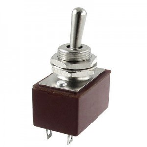 AC 250V 3A 4 Pins Terminals ON/OFF 2 Position SPDT Toggle Switch