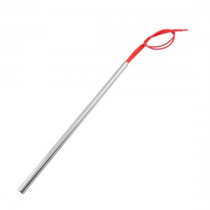 11.4" Red Wires Cartridge Heater 600W 110V 10mm x 250mm