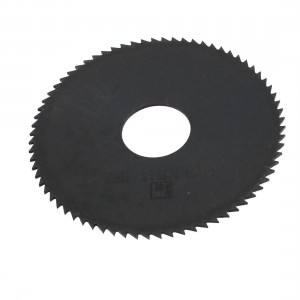 60mm x 0.8mm x 72Teeth Black HSS 16mm Hole Diameter Saw Blade for Carpentry