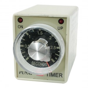 AH3-2 DC 24V 8 Pins DPDT 0-3 Seconds 10S Power on Delay Timer Time Relay
