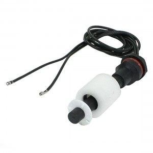 Fish Tank 19 x 18mm Black Wire Water Level Sensor Horizontal Floating Switch